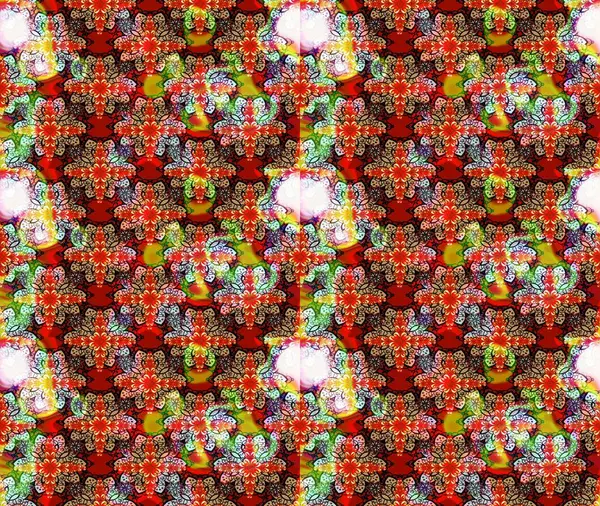 Yumuşak, bahar çiçekli arka plan. Çiçekli karalama şeklinde Raster çiçek deseni. Kırmızı renkte çiçekler.