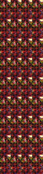 Raster güzel bir çiçek deseni çizmiş. Bahar mevsimi. Siyah ve kahverengi renkte çiçekler. Nazik romantik baskı. Tatil havası..