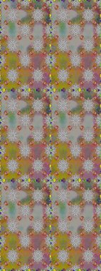 Doodle unsurları. Sorunsuz çiçek deseni kaydırma kağıt, davet, el ilanı, afiş veya Web sitesi Web sitesi arka plan duvar kağıdı için kullanılabilir. Elle çizilmiş Raster illüstrasyon.