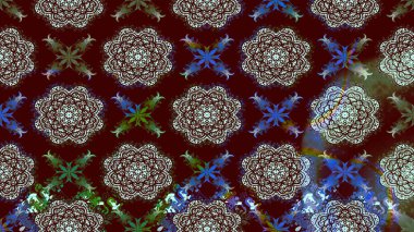 Kahverengi el çizimi. Sanat, çiçeklere ilham verir ve arka plan bırakır. Raster deseni. Karalama çiçekleri çizim deseni.