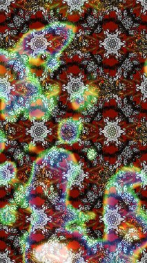 Çiçek desenli eskiz. Gri ve kahverengi renkli çiçekler. Renkli Bahar Teması eskiz kalıbı. Düz Çiçek Elementleri Tasarım Raster illüstrasyonu.