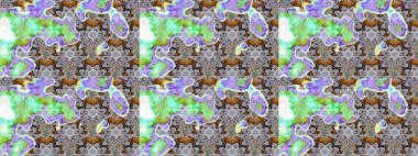 Tarafsız ve gri renkte etnik çiçeklerle süslenmiş zarif bir eskiz şekli. Raster Çiçek İllüstrasyonu güzel tekstil..