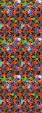 Hediye ambalaj kağıdı, tebrik kartları, posterler ve pankart tasarımı. Raster düz çiçek çizim deseni. Bej ve kahverengi renkte çiçekler.