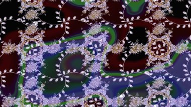 Vadinin çiçekleri tarafsız renklerde. Raster çiçek desenleri çiziyor..