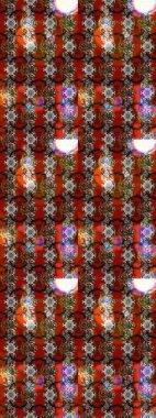 Kahverengi ve kırmızı lale çiçekli Raster eskiz deseni. Doğal kozmetik ürünleri, parfüm, çiçekçi dükkanı için bahar ihalesi tasarımı. Paket kağıdı için en iyisi. Karşılama ya da düğün geçmişi olarak kullanılabilir.