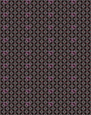 Çiçekler. Vadinin çiçekleri siyah ve gri renklerde. Soyut etnik raster çizim kalıbı.