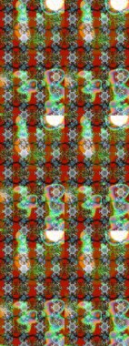 Güzel kumaş deseni. Bahar çiçekleriyle güzel bir çiçek deseni çizmişsin. Raster illüstrasyonu.