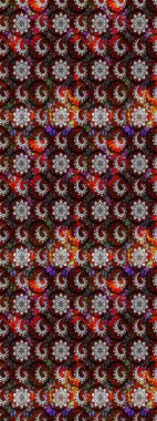 Raster illüstrasyonu. Küçük çiçekteki sevimli çiçek deseni. Çizim.