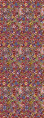 Çiçek arka plan. Sorunsuz raster desen. Güzel kumaş deseni.