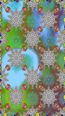 Mavi renkli çiçekler. Yumuşak, bahar çiçekli arka plan. Raster çiçek desenli ve çiçekli..