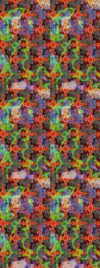 Çiçek desenli eskiz, yaz çiçekleri. Düz Çiçek Elementleri Tasarımı. Renkli Bahar Teması eskiz kalıbı. Kahverengi ve bej renkli çiçekler.