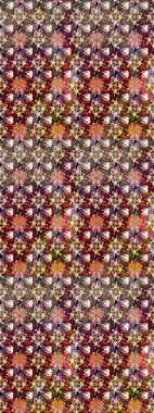 Çiçekli bahar çiçekleri. Motley illüstrasyonu. Moda baskıları için zarif bir şablon. Küçük renkli çiçekler. Küçük çiçekte şirin desenler.