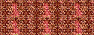 Kusursuz kıvırcık saçlar. Raster altın desen. Doğulu stil, altın elementlerle kırmızı ve kahverengi renklerde altın desenli arabesk yapar..