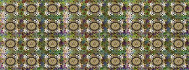 2019 Noel 'i, kar tanesi, yeni yıl. Gri ve kahverengi renklerde, altın elementlerle klasik, pürüzsüz desen.