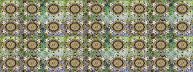 Lüks, kraliyet ve Viktorya dönemi konsepti. Raster klasik barok çiçeksiz altın desenli. Süslü dekorasyon. Gri ve nötr renklerdeki altın desenler altın elementlerle.