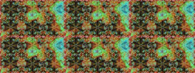 Çiçek süsü kumaş deseni, cam, çiçek desenli metal kahverengi ve yeşil renklerde altın elementler. Klasik raster altın pürüzsüz desen.