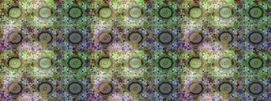 Antika altın tekrarlanabilir duvar kağıdı. Yeşil ve nötr renklerde altın element. Damask pürüzsüz yineleme kalıbı. Barok tarzında altın çiçekli süs..