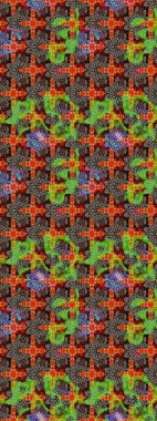 Tomurcukları çiçek olan sevimli bir çiçek deseni. Raster. Kumaş, tekstil, duvar kağıdı baskısı için. Eski usul. Raster illüstrasyonu. Taslak arkaplan.