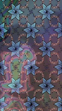 Etnik Mandala süsleme. Hint çiçek desenli madalyon desen. Kullanılabilir Tekstil, tebrik kartı, boyama kitabı, telefon durumda yazdırma için. Raster kına dövme stil.