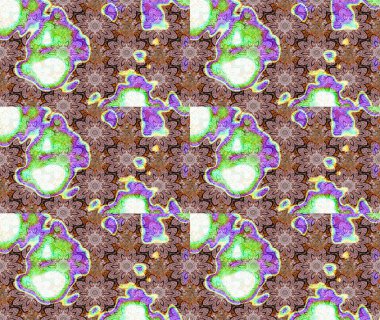 Üzerinde gelincikler ve vadi zambakları olan renkli çiçek desenli nakış deseni. Tekstil tasarımı için doğal renklerde geleneksel halk çiçekleri buketi.