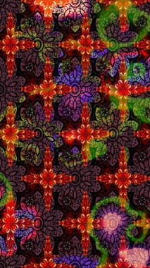 Küçük çaplı çiçeklerdeki basit şirin desenler. Tekstil veya kitap kapakları, imalat, duvar kağıtları, baskı, hediye paketi ve yapıştırma kitabı için çiçek eskizi geçmişi. Raster illüstrasyonu.