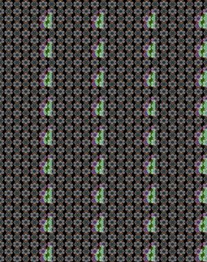 Çiçek süslemeli çizim deseni. Siyah ve gri renkli çiçekler. Raster illüstrasyonu.