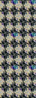 Klasik taslak çizimi. Çiçeksel gri çizim deseni. Raster çiçek izi..