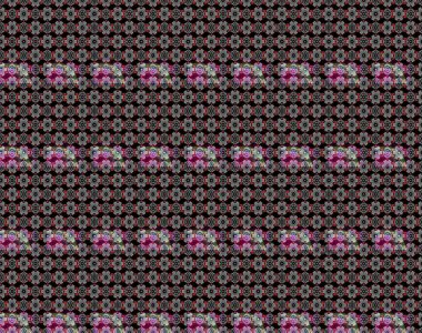 Renkli Bahar Teması eskiz kalıbı. Raster illüstrasyonundaki çiçek desenli çizim. Düz Çiçek Elementleri Tasarımı. Siyah ve gri renkte çiçekler.