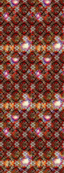 Soyut çiçek çizim kalıbı arka planı. Küçük çiçekteki sevimli çiçek deseni. Raster deseni. Raster illüstrasyonu. Kahverengi ve kırmızı renklerde.