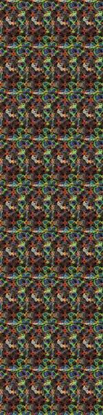 Modern çiçek arkaplanı. Parlak renkli çiçekleri olan ve kahverengi ve siyah renkli yaprakları olan harika bir çiçek deseni. Moda baskıları için zarif bir şablon. Halk stili.