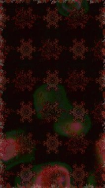 Bahar çiçekli, dikişsiz, sevimli çiçek deseni. Güzel kumaş deseni. Raster illüstrasyonu.