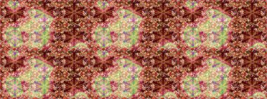 Bej ve kırmızı renklerde, altın elementli klasik, pürüzsüz desen. Noel 2019, kar tanesi, yeni yıl.