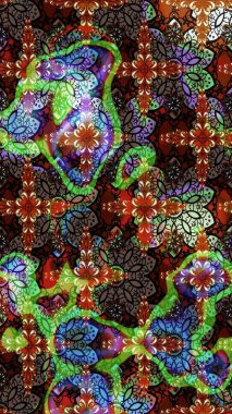 Sevimli çiçek raster deseni. Kahverengi ve siyah renkli çiçekler. Düz Çiçek Elementleri Tasarımı. Renkli Yaz Teması çizim şablonu.