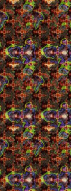 Raster suluboya çiçek deseni, narin çiçekler, kahverengi ve siyah çiçekler, tebrik kartı şablonu. Raster Güzel kumaş deseni.