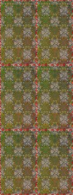 Tekstil, tebrik kartı, boyama kitabı, telefon kılıfı baskısı için kullanılabilir. Etnik Mandala süsü. Raster Henna dövme stili. Hint çiçekli desenli şal desenli..