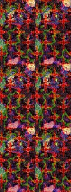 Taslak süsleme izi. Raster Henna tarzı. Tebrik kartı geçmişi, boyama kitabı, arkaplan ve tekstil için kullanılabilir. Sınır Kızılderili çiçekli paisley patten. Etnik Mandala havlusu.