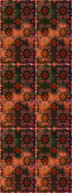 Kusursuz. Küçük çiçekteki sevimli çiçek deseni. Raster illüstrasyonu.