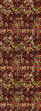 Raster illüstrasyonundaki çiçek desenli çizim. Suluboya tarzında renkler üzerine çiçekler.