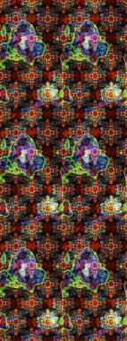 El çizimi Raster çizimi. Çizim çiçek deseni duvar kağıdı, web sitesi arka planı, ambalaj kağıdı, davetiye, broşür, afiş veya web sitesi için kullanılabilir. Karalama elementleri.