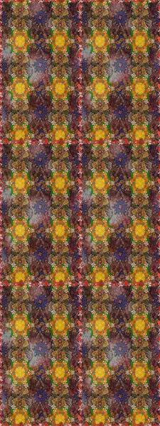 Kahverengi renkte çok kahverengi, zarif küçük çiçekler ve komik böcekler, raster desen, illüstrasyon.