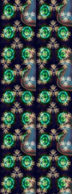 Raster illüstrasyonu. Moda baskısı, albüm, ambalaj kağıdı ve duvar kağıdı için zarif dekoratif süslemeler. Küçük çiçekli basit bir çiçek çizimi. Siyah renkte şirin çiçekler..