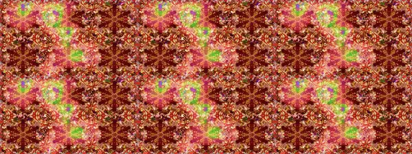 Raster geleneksel oryantasyon süsü. Kırmızı ve kahverengi renklerde altın desenli altın elementler. Kusursuz klasik altın desen.