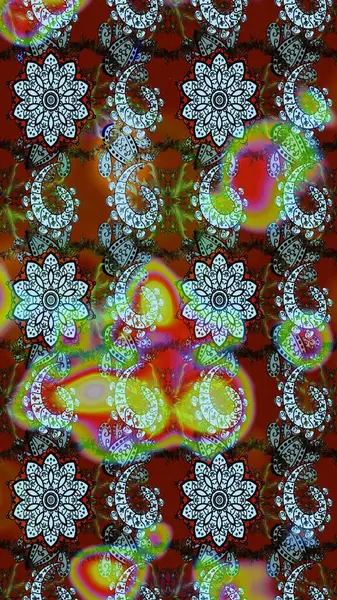 Küçük çiçekteki sevimli çiçek deseni. Tarafsız ve kahverengi renkte çiçekler.