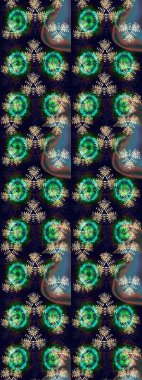 Raster illüstrasyonu. Moda baskısı, albüm, ambalaj kağıdı ve duvar kağıdı için zarif dekoratif süslemeler. Küçük çiçekli basit bir çiçek çizimi. Siyah renkte şirin çiçekler..