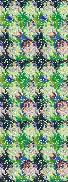 Düz Çiçek Elementleri Tasarımı. Raster illüstrasyonu. Renkli Bahar Teması eskiz kalıbı. Çiçek deseni. Chichi kumaş deseni çiz.