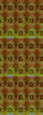 Kahverengi renklerde. Raster illüstrasyonu. Çiçek buketleriyle klasik tarzda eskiz deseni.