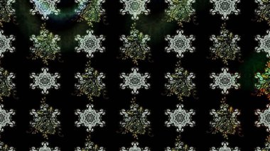 Düz Çiçek Elementleri Tasarımı. Renkli Bahar Teması eskiz kalıbı. Raster illüstrasyonundaki çiçek desenli çizim. Siyah renkte çiçekler.