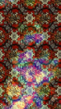 Kahverengi ve gri renkte çiçekli çiçek deseni. Suluboya tarzında kahverengi ve gri renkte çiçekler.