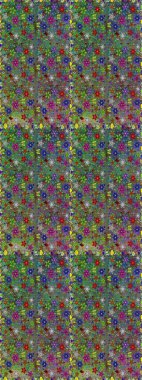 Raster deseni. Organik elementler. Suluboya etkisi. Botanik kusursuz desen.