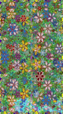 Güzel kumaş deseni. Güzel suluboya çiçek buketi pürüzsüz desen.